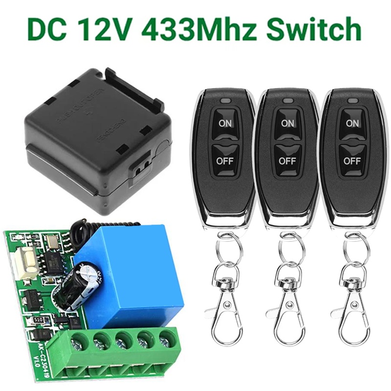 433Mhz Receiver Module - Telecomando wireless RF 433Mhz 12V DC,