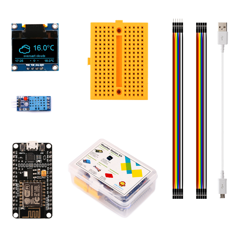 Esp8266 Nodemcu Board - ESP8266 stazione meteorologica Kit fai-da-te con