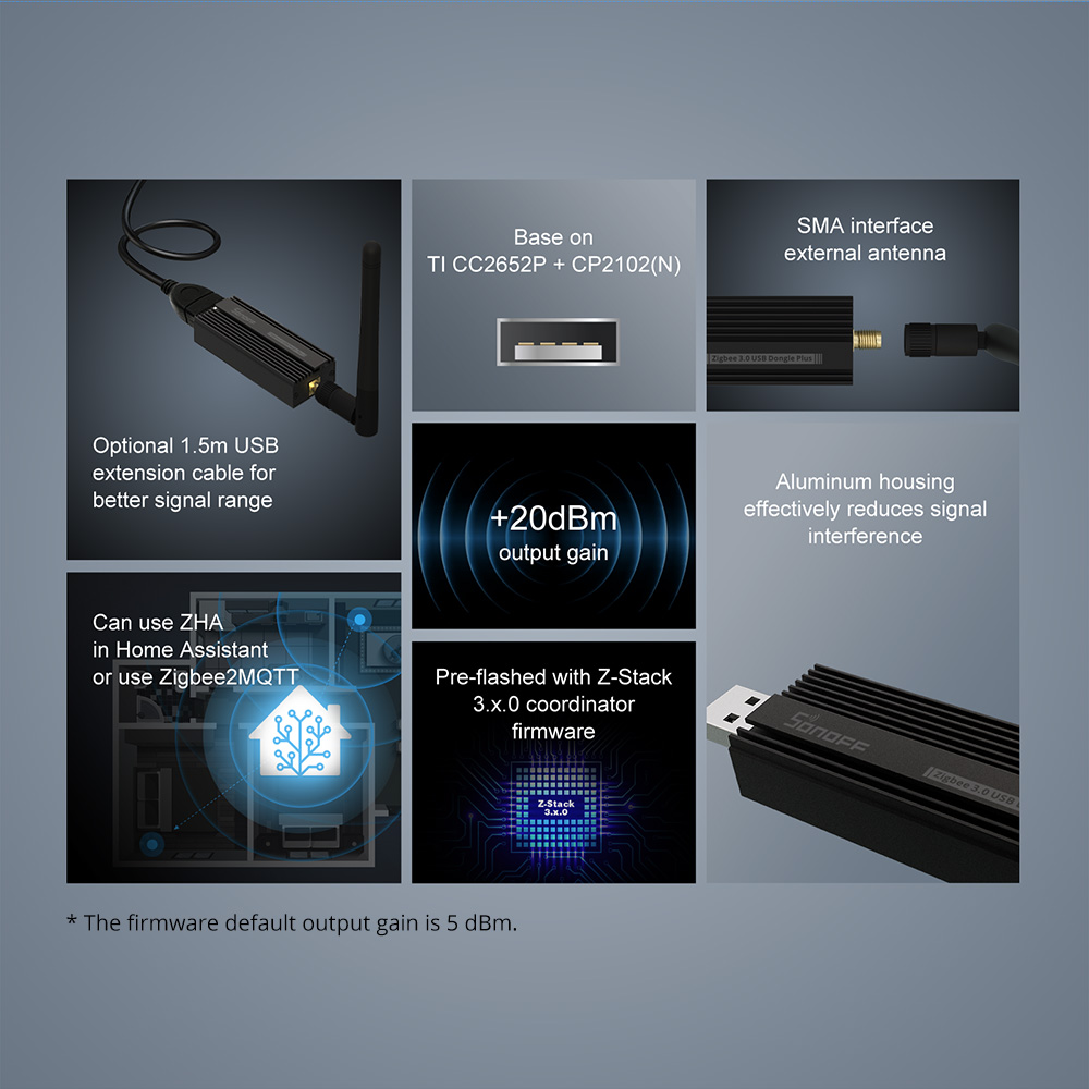 Gateway Zigbee SONOFF 3.0 ZBDo - Zigbee Coordinator Stick recensione e prezzo