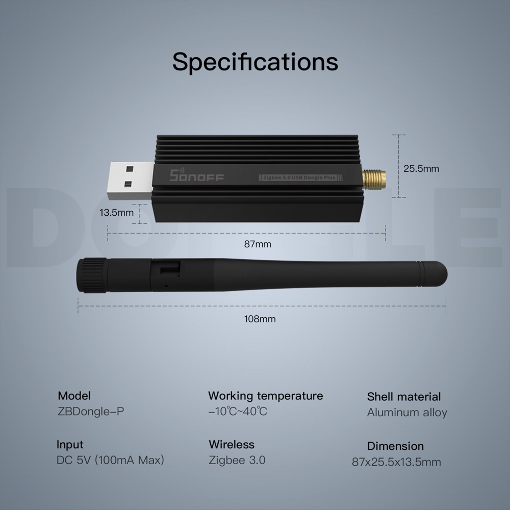 Gateway Zigbee SONOFF 3.0 ZBDo - Zigbee Coordinator Stick recensione e prezzo